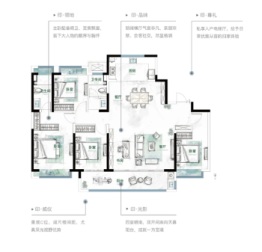 君启5室2厅1厨2卫建面178.00㎡