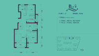 标准层B1-98平米户型