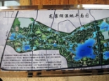 龙泉湖湿地平面图