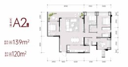 东原春风印江滨4室2厅1厨2卫建面139.00㎡