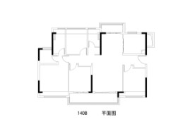 建发和鸣（佛山）4室2厅1厨2卫建面140.00㎡