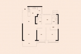 恒大·铂珺花园3室2厅1厨2卫建面116.00㎡