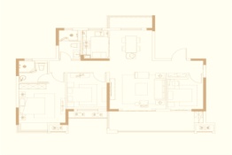 东投·状元府3室2厅1厨2卫建面126.00㎡