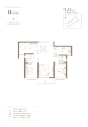 马赛国际3室2厅1厨2卫建面123.00㎡