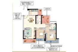 颐安熙园2室2厅1厨2卫建面94.00㎡