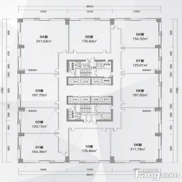 招商依云国际建面151.67㎡