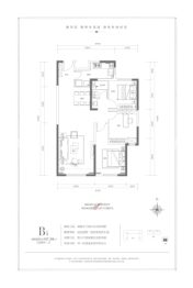 鹏辉·当代阅MOMΛ3室2厅1厨1卫建面107.06㎡