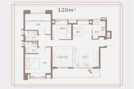 住宅·水晶尚庭4室2厅1厨2卫建面120.00㎡