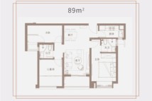 住宅·水晶尚庭89㎡三房2厅2卫