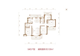 祥云·红创公馆4室2厅1厨2卫建面129.00㎡