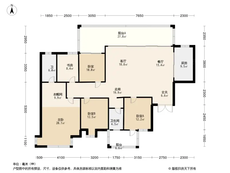 江南《华润西园悦府》 113平3房毛坯交付 万达商圈/地铁口