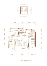 祥云·红创公馆3室2厅1厨2卫建面156.79㎡