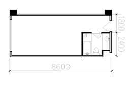 汉中王府广场建面40.00㎡