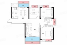 皇家翡翠湾3室2厅1厨1卫建面112.00㎡