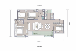 中南·十二集4室2厅1厨2卫建面131.00㎡