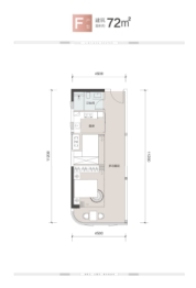 华生金银湖中心2室1厅1厨1卫建面72.00㎡