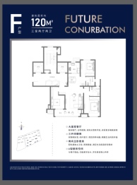 淮海未来城3室2厅1厨2卫建面120.00㎡