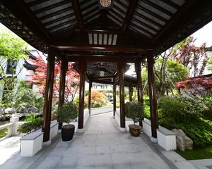 中式园林别墅下叠户型好环境优美古色古香如临仙境
