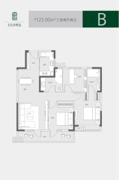 城投光谷香恋3室2厅1厨2卫建面125.00㎡