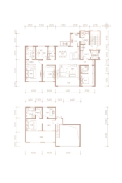 荣耀府7室3厅1厨5卫建面266.22㎡