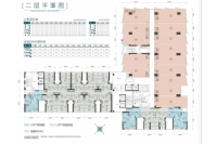 2号楼二层楼层平面图