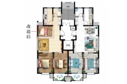 济宁宁苑花园2室2厅1厨1卫建面89.37㎡