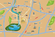 河源恒大滨江左岸交通图