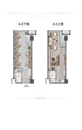 榕心映月2室2厅2卫建面49.00㎡