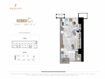 赛格中京坊B座公寓C户型