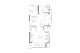 碧桂园凤凰城3室2厅1厨1卫建面101.00㎡