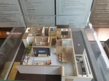 钓鱼嘴音乐半岛 横厅小高层 户型方正