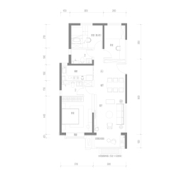 碧桂园玖玺臺天玺3室2厅1厨2卫建面127.00㎡