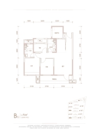 滨江郦城3室2厅1厨2卫建面94.00㎡