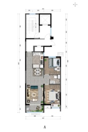 鲁商万科城|臻园2室2厅1厨1卫建面95.00㎡