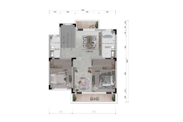 碧桂园锦绣江山4室4厅2厨5卫建面270.00㎡