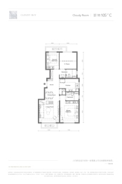 中海云麓公馆3室2厅1厨2卫建面105.00㎡