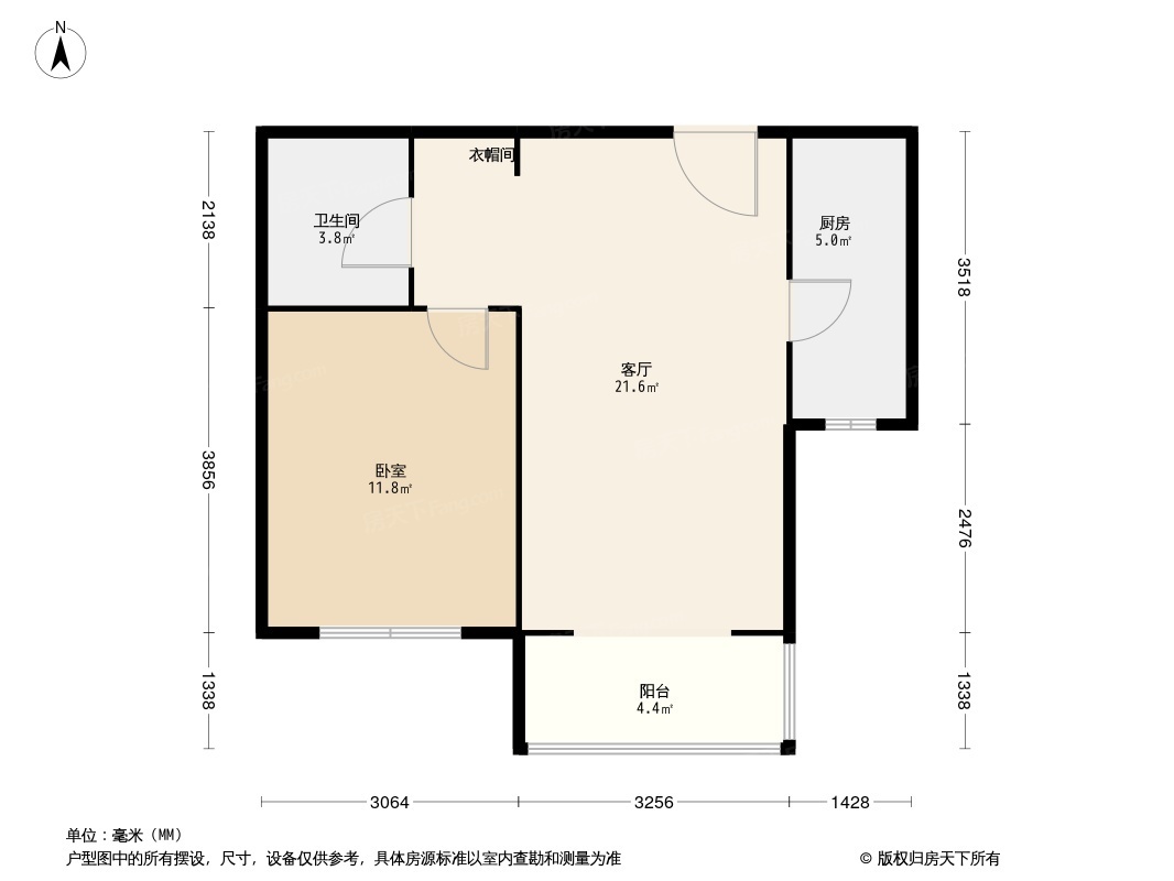 户型图2/3