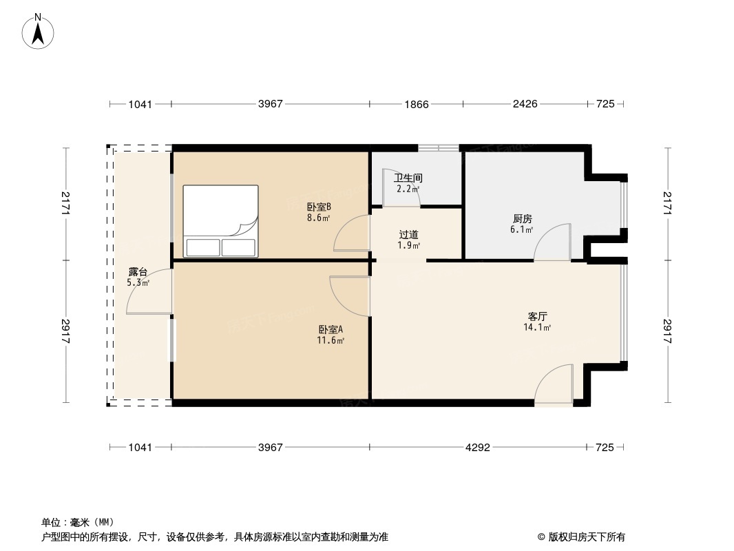 户型图1/2