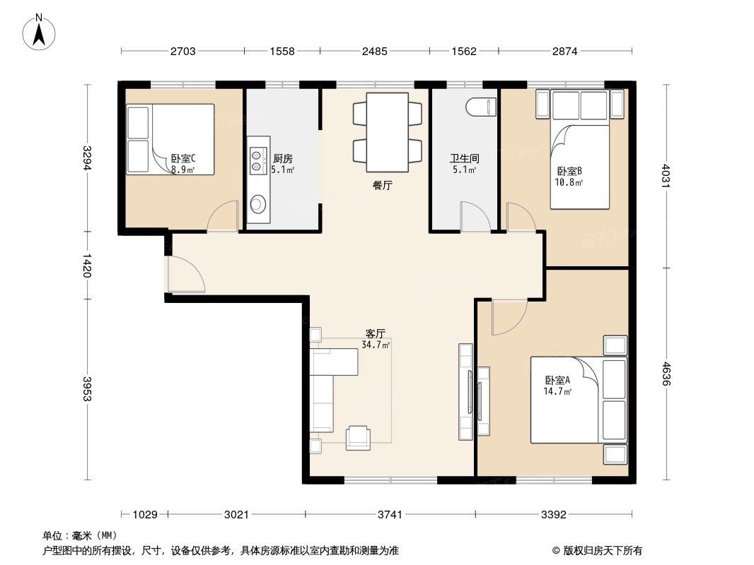 户型图1/2