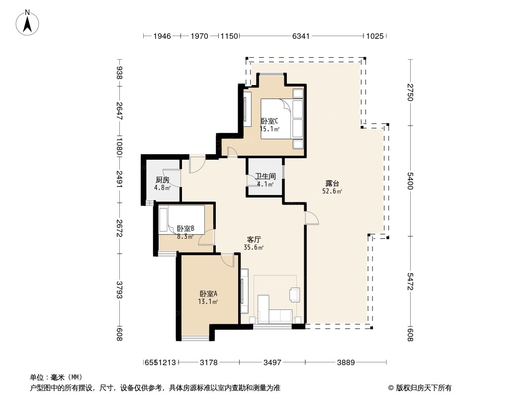 户型图1/2