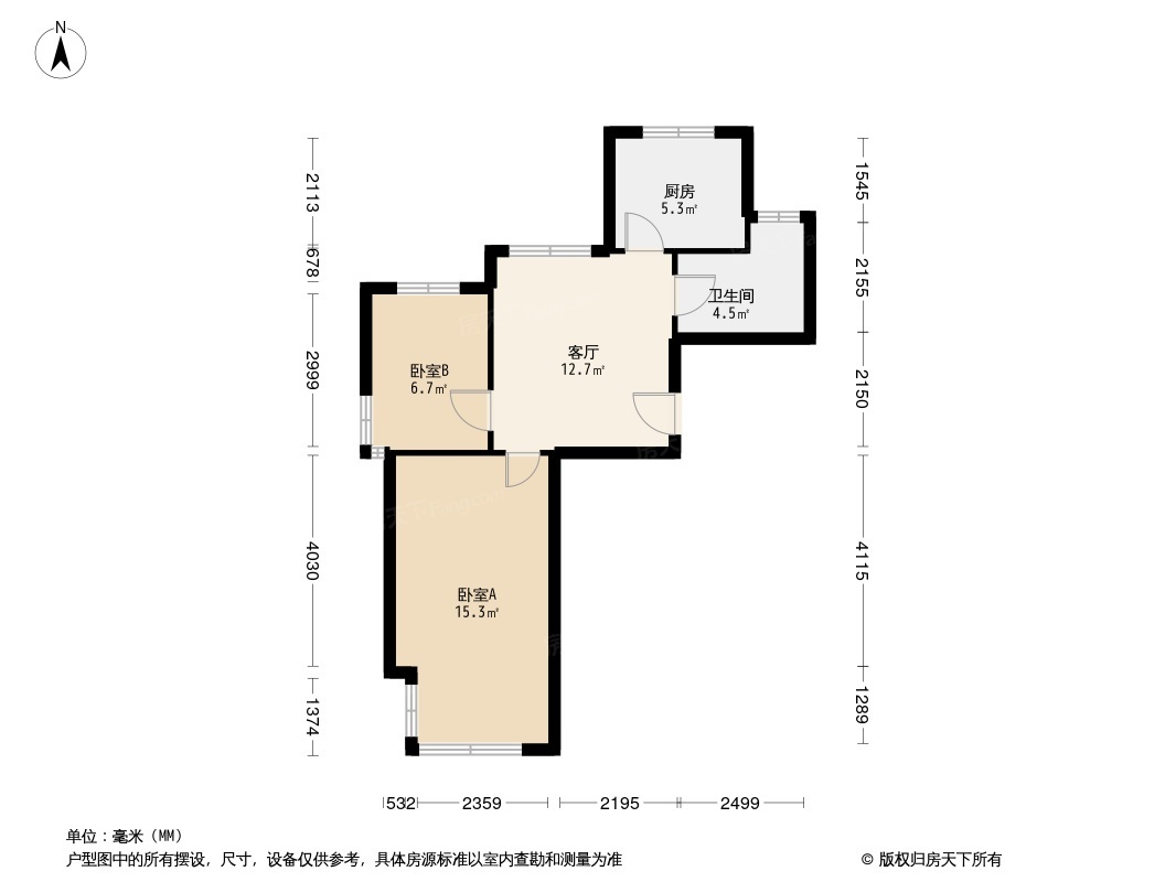 户型图1/2