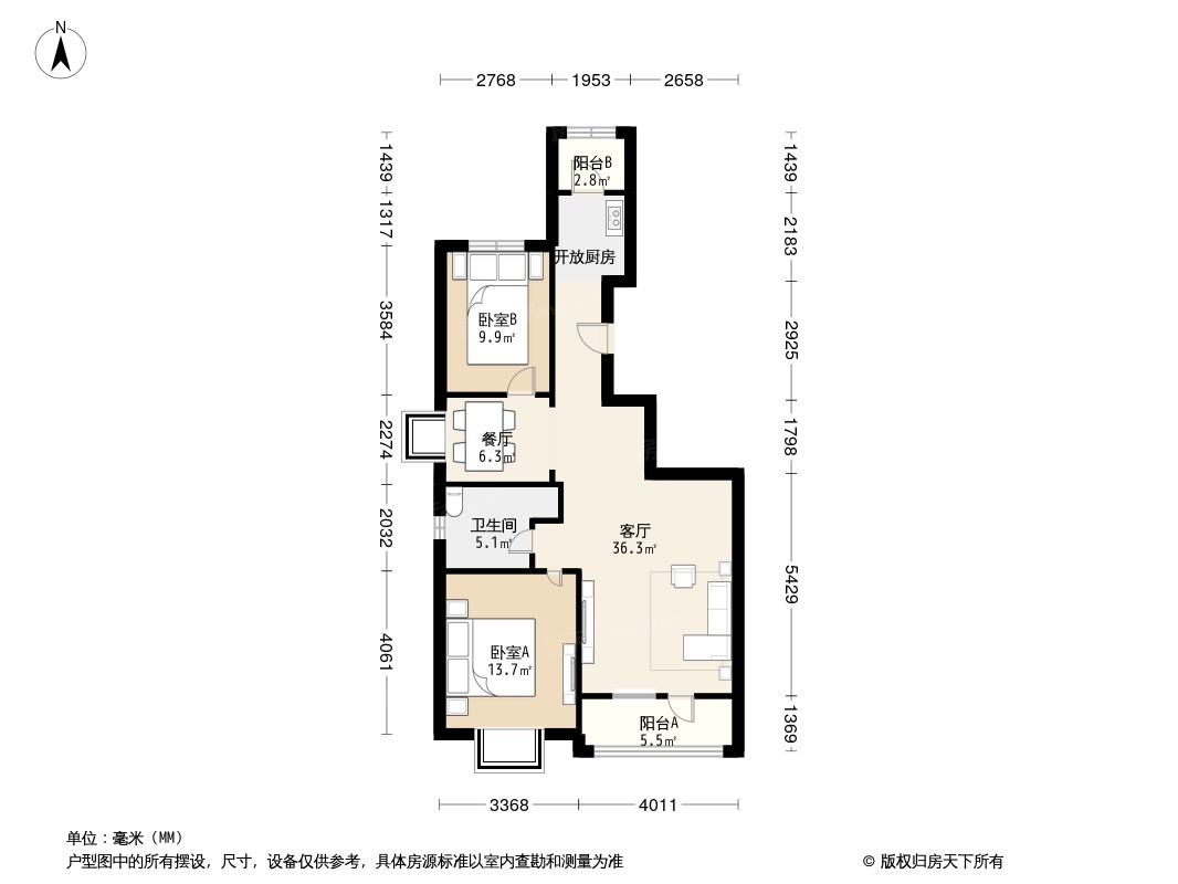 户型图1/2