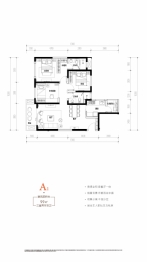 铂月湾3室2厅1厨2卫建面99.00㎡