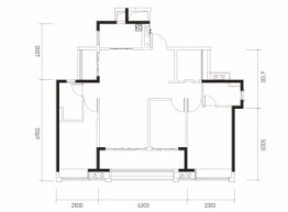 广州龙湖招商·天鉅4室2厅1厨2卫建面125.00㎡