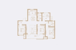 邹城保利·堂悦4室2厅1厨2卫建面130.00㎡