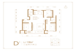 中鼎·麒麟华府3室2厅1厨2卫建面138.00㎡