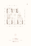小高层109平米户型图