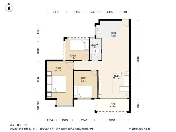 幸福华府2+1