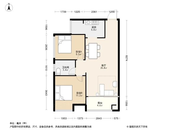 龙光君悦华庭户型图