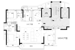 绿城锦玉园4室2厅1厨2卫建面143.00㎡